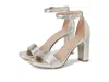 Naturalizer Joy Ankle Strap Sandal In Silver