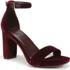 Naturalizer Joy Ankle Strap Sandal In Burgundy
