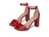 Naturalizer Joy Ankle Strap Sandal In Red