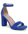 Naturalizer Joy Square Toe Ankle Strap Dress Sandals In Blue