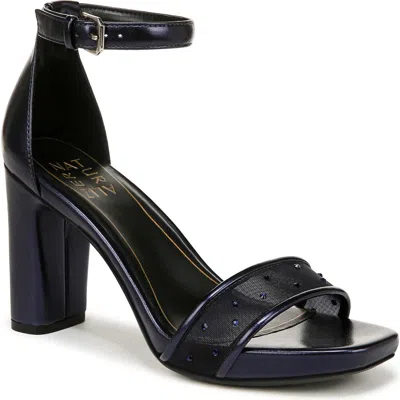 Naturalizer Joy Studded Ankle Strap Sandal In Green Metallic Leather
