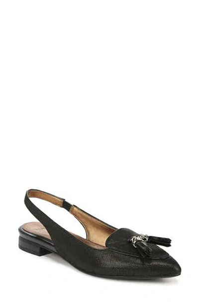 Naturalizer Juliana Slingback Pointed Toe Flat In Black