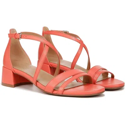 Naturalizer June I9937l2800 Sandal Women Apricot Blush Ankle Strap Rhs4008 In Pink