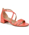 Naturalizer June Ankle Strap Sandal In Apricot Blush Leather