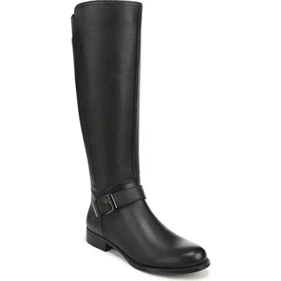 Naturalizer Juno Leather Riding Boot In Nude