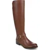 Naturalizer Juno Leather Riding Boot In Black