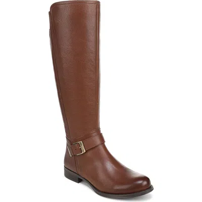 Naturalizer Juno Leather Riding Boot In Black