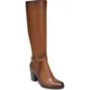 Naturalizer Kalina H3407l1201 Boots Women Cider Spice Riding Boots Lion1065 In Brown