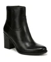 Naturalizer Kalina-bootie Block Heel Booties In Black Leather