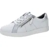 Naturalizer Karine Womens Faux Leather Casual And Fashion Sneakers In White