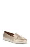 Naturalizer Karis Loafer In Soft Gold Leather
