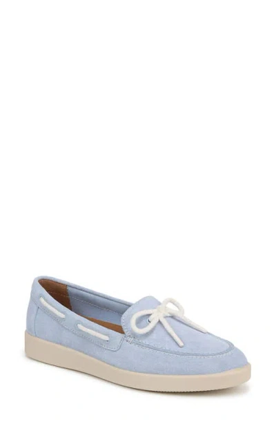 Naturalizer Keelboat Boat Shoe In Ice Blue Suede