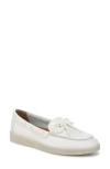 Naturalizer Keelboat Boat Shoe In Warm White Leather