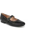 Naturalizer Kelly 5 Mary Jane Flats In Black Leather Studs