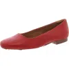 Naturalizer Kelly-ballet Womens Leather Flats Ballet Flats In Crimson Leather