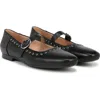 Naturalizer Kelly 5 Mary Jane Flats In Black Leather