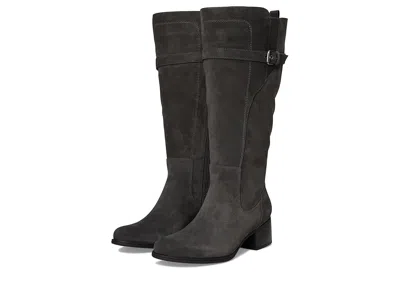 Naturalizer Kenna Extra Wide Calf Knee High Boots In Gray