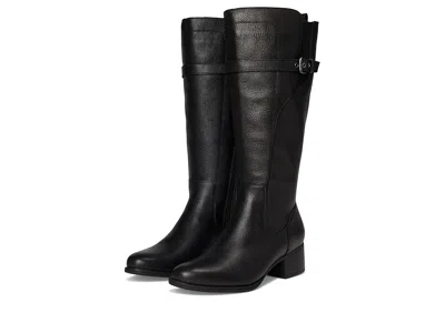 Naturalizer Kenna Wide Calf Knee High Boots In Black