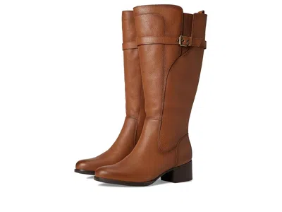 Naturalizer Kenna Wide Calf Knee High Boots In Brown