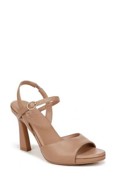 Naturalizer Lala Ankle Strap Sandal In Taupe Leather