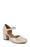 Naturalizer Lavish Mary Jane Pump In Porcelain Faux Leather