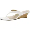 Naturalizer Lenna Womens Slip On Wedge Sandals In Multi