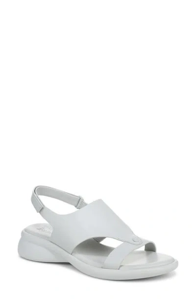 Naturalizer Lillian Slingback Sandal In Mist Grey Faux Leather