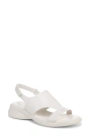Naturalizer Lillian Slingback Sandal In Warm White Faux Leather