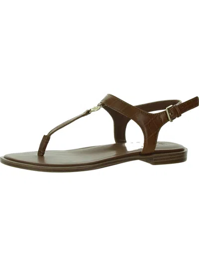 Naturalizer Lizzi Womens Thong Flat Slingback Sandals In Multi