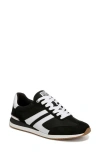 Naturalizer Women's Lorena Closed Round Toe Lace Up Sneakers In Black/white