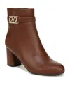 Naturalizer Lottie Dress Booties In Cappuccino Faux Leather