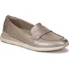 Naturalizer Lucy Loafer Flat In Silver