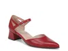 Naturalizer Maddox Ankle Strap Pointed Toe Pump In Red