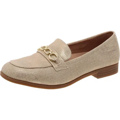 Naturalizer Mariana Womens Chain Slip On Loafers In White