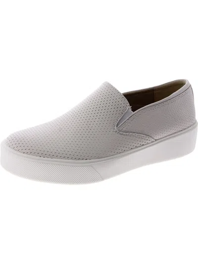 Naturalizer Marianne 3.0 Womens Leather Slip-on Casual And Fashion Sneakers In White
