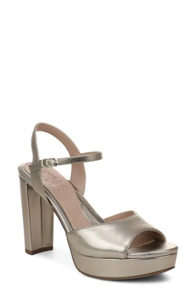 Naturalizer Marigold Ankle Strap Platform Sandal In Animal Print