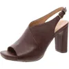 Naturalizer Mason Slingback Platform Sandals In Brown