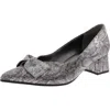 Naturalizer Mavis Womens Suede Bow Pumps In Multi