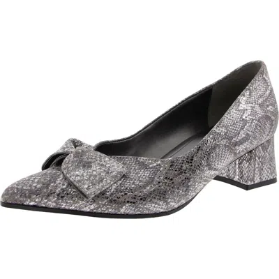 Naturalizer Mavis Womens Suede Bow Pumps In Multi