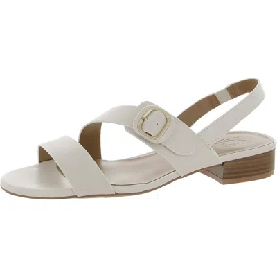 Naturalizer Meesha Womens Leather Open Toe Slingback Sandals In Multi