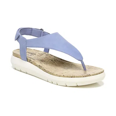Naturalizer Meghan Womens Faux Leather Slingback Thong Sandals In Multi