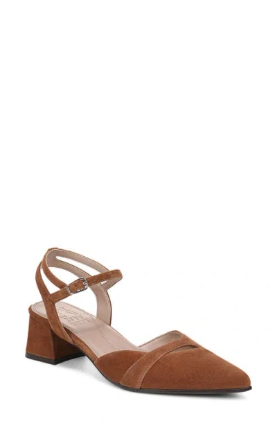 Naturalizer Merritt Slingback Pointed Toe Pump In Brown