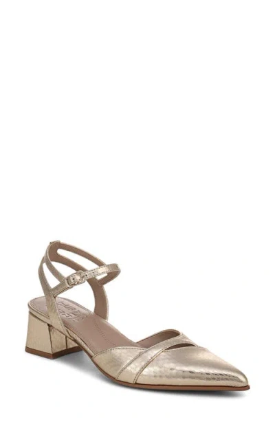 Naturalizer Merritt Slingback Pointed Toe Pump In Silver
