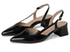 Naturalizer Mila Pointed Toe Slingback Pump In Black