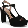 Naturalizer Miller Platform Sandal In Black
