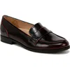 Naturalizer Milo Slip-on Loafers In Wine Faux Leather
