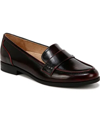 Naturalizer Milo Slip-on Loafers In Wine Faux Leather