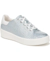 Naturalizer Morrison 2.0 Sneaker In Metallic Blue Woven Embossed Leather