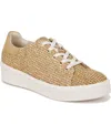 Naturalizer Morrison 2.0 Sneakers In Tan Raffia Fabric,leather