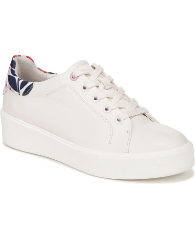 Naturalizer Morrison 2.0 Trainers In Warm White,lilac Floral Leather,fabric